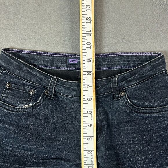 Levi's Denim Legging Womens Size 14 Black Low Rise Stretch Denim Comfort Jegging - Picture 6 of 12